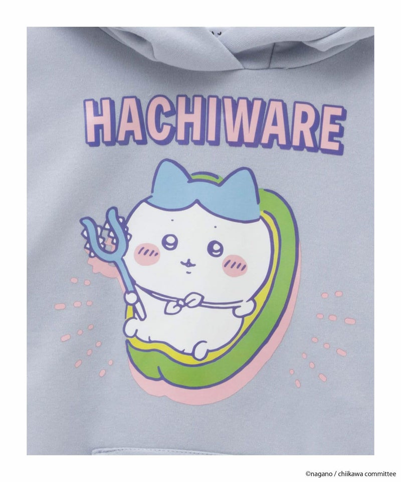 [期間限定価格]ちいかわ 耳付きプルパーカー ハチワレ キッズ商品画像-5