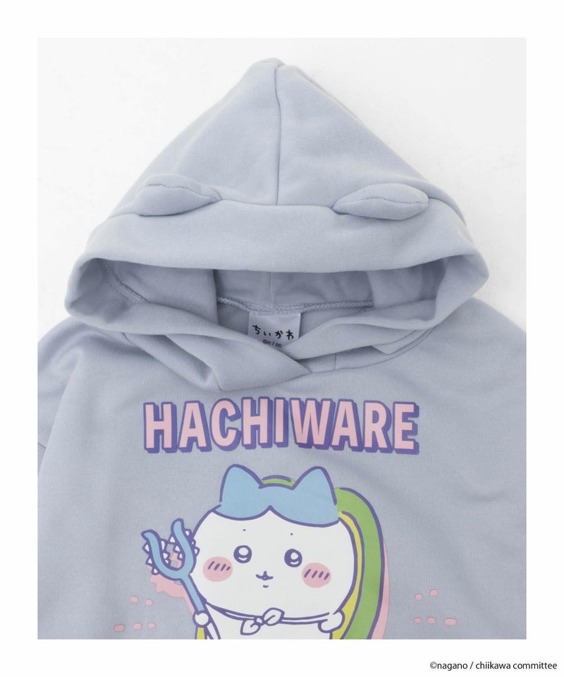 ちいかわ 耳付きプルパーカー ハチワレ キッズ商品画像-6