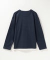 NAVY  温℃ 両面起毛キーネックフェイクTシャツ メンズ商品サムネイル-14