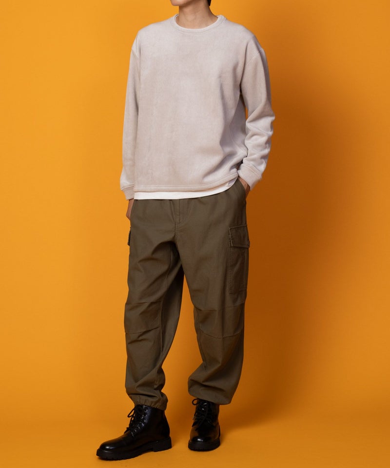 NAVY 温℃ カットコールフェイククルーネック メンズ商品画像-5