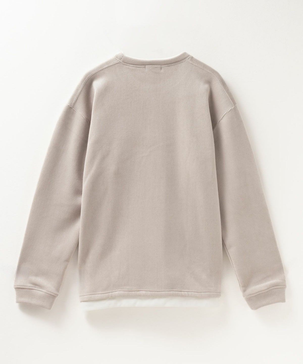 NAVY 温℃ カットコールフェイククルーネック メンズ