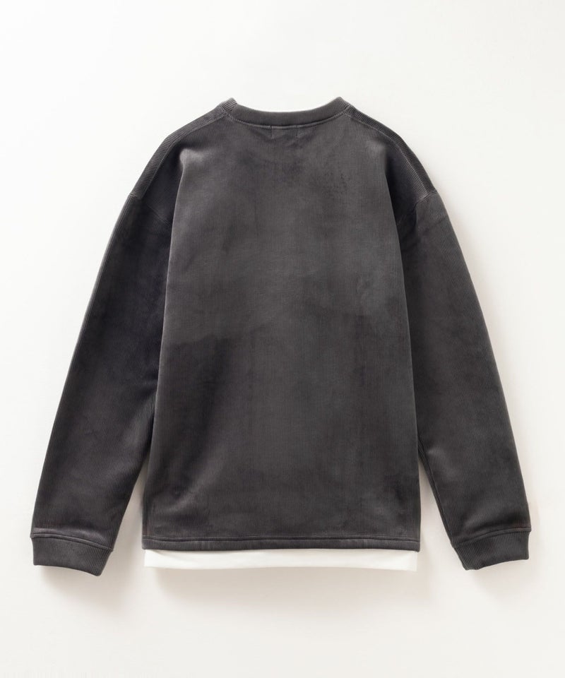 NAVY 温℃ カットコールフェイククルーネック メンズ商品画像-12