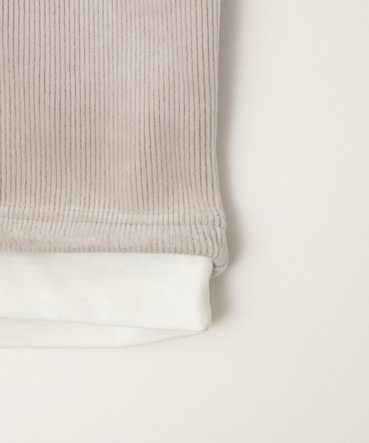 NAVY 温℃ カットコールフェイククルーネック メンズ