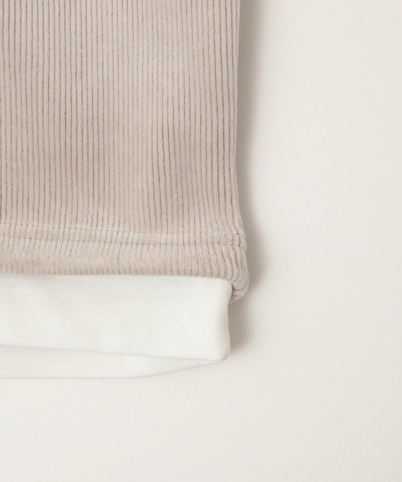 NAVY 温℃ カットコールフェイククルーネック メンズ商品画像-15