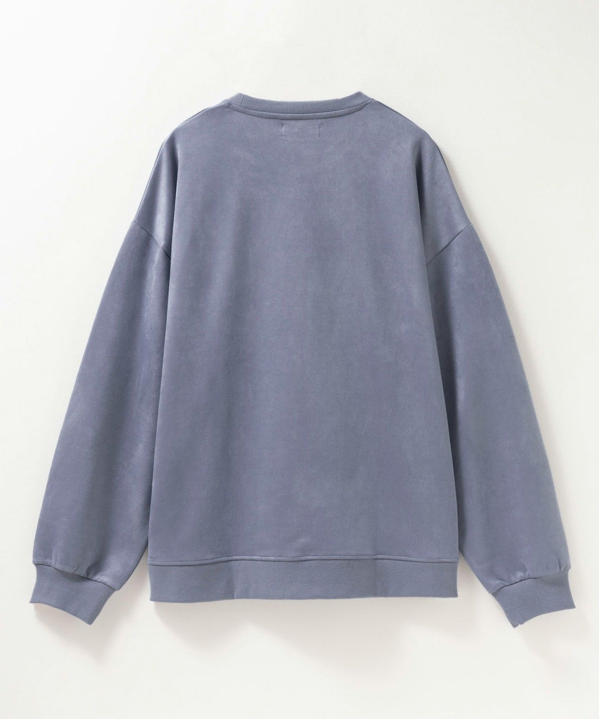 NOBLE PRODUCT ポンチ素材 スエードライククルーネック メンズ