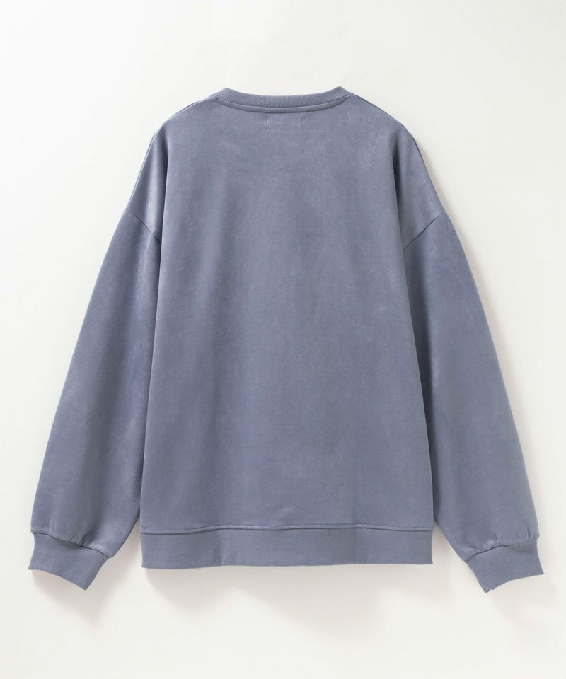 NOBLE PRODUCT  ポンチ素材 スエードライククルーネック メンズ商品画像-5