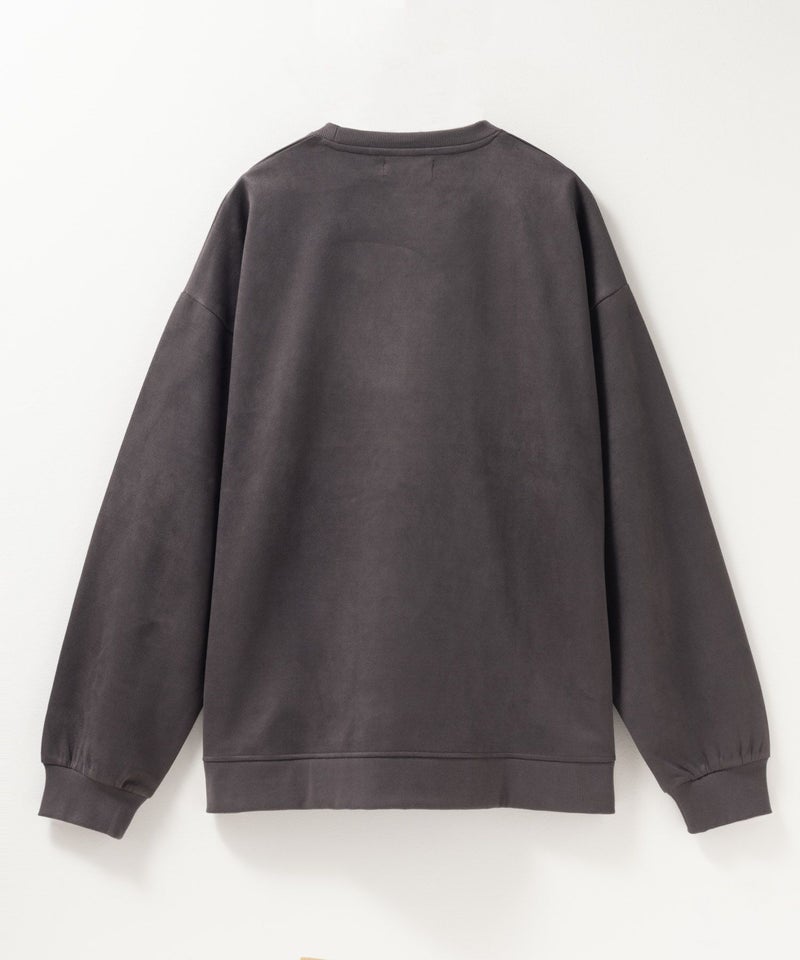 NOBLE PRODUCT ポンチ素材 スエードライククルーネック メンズ商品画像-9