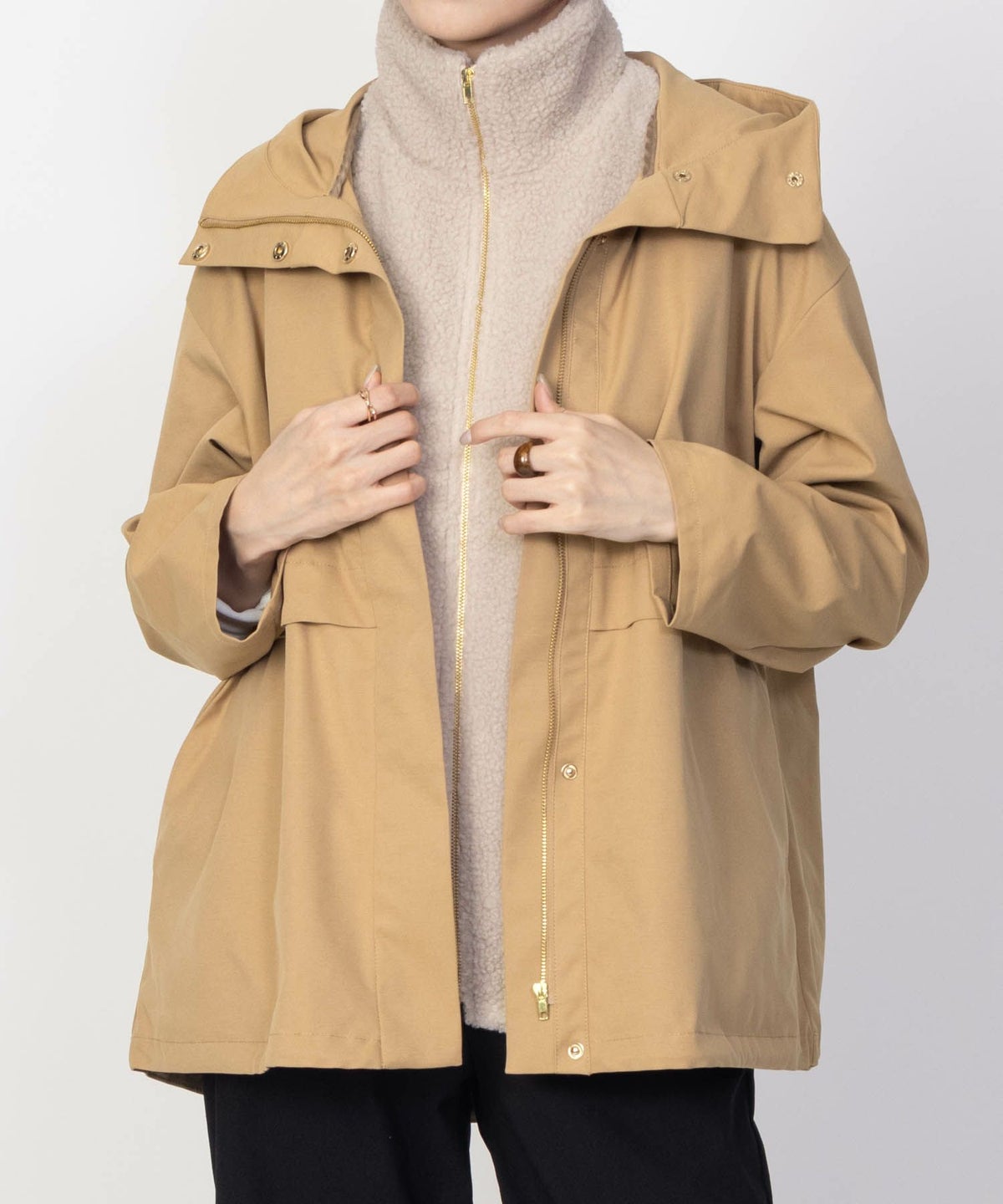 HusHusH マウンテンパーカー レディース