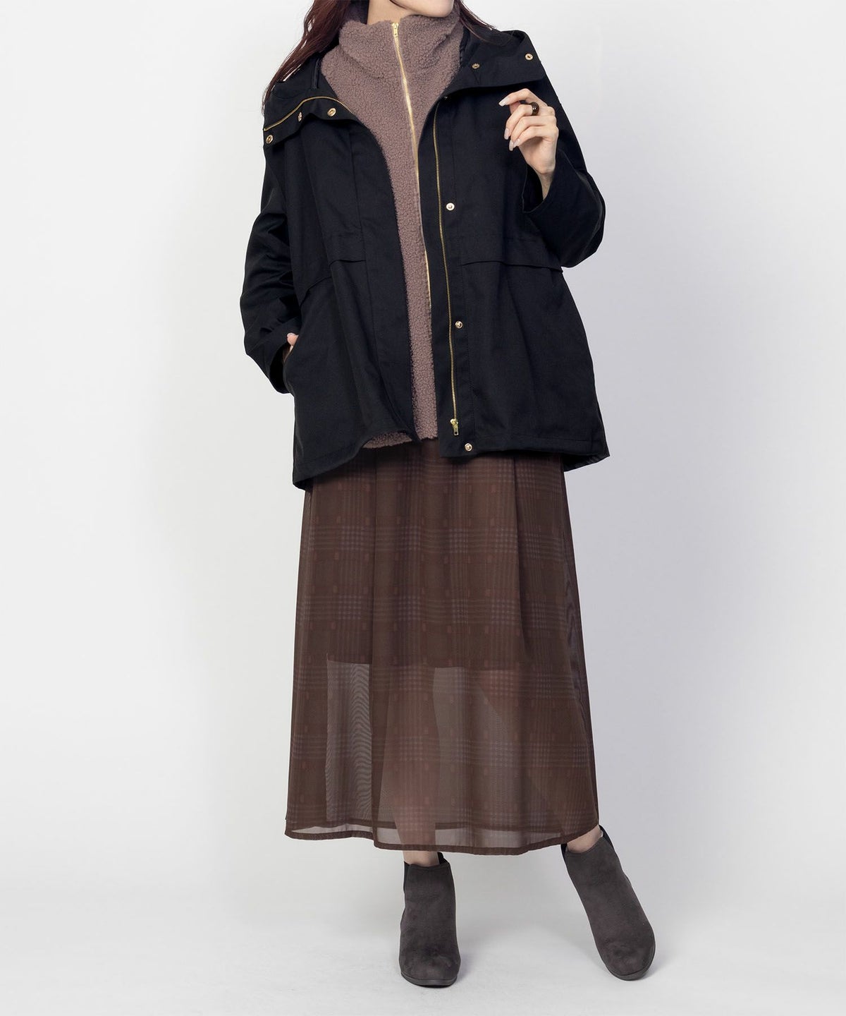 HusHusH マウンテンパーカー レディース