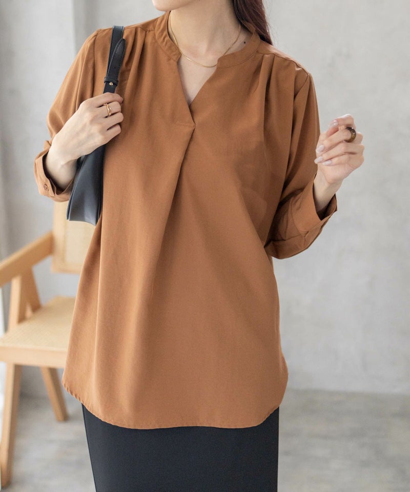 nAvy  スキッパー7分袖プルオーバー レディース商品画像-7