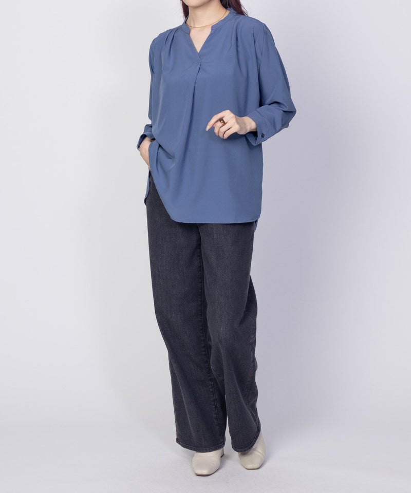 nAvy  スキッパー7分袖プルオーバー レディース商品画像-13