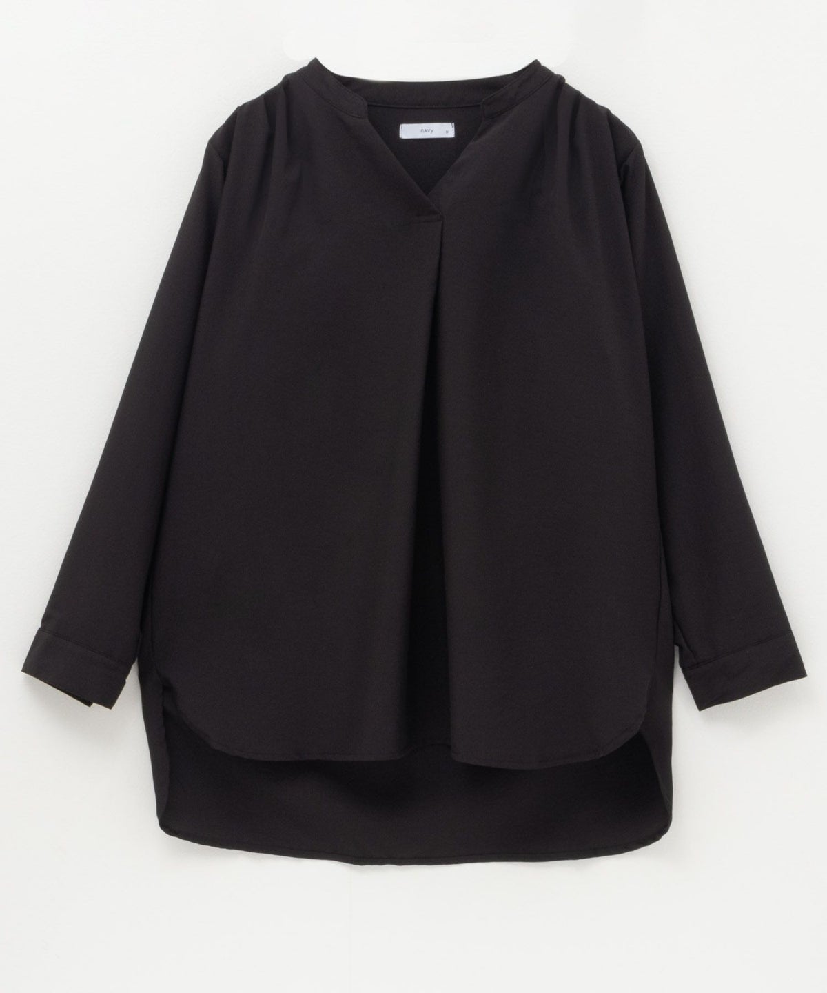 nAvy スキッパー7分袖プルオーバー レディース