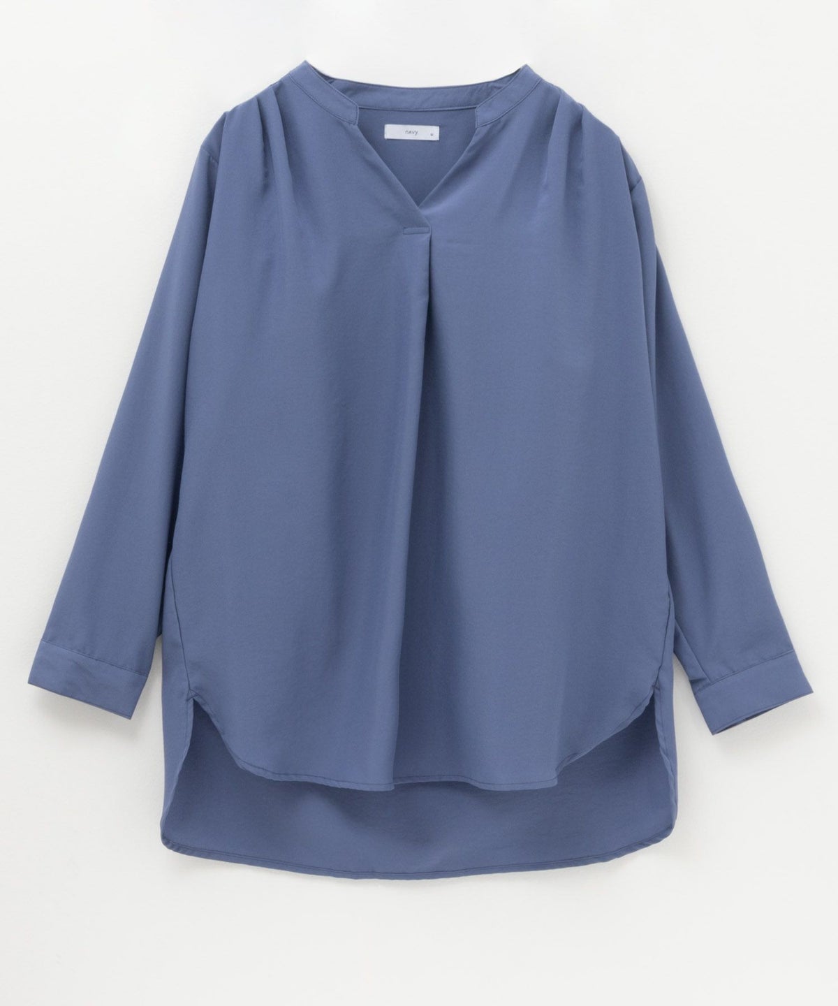 nAvy スキッパー7分袖プルオーバー レディース