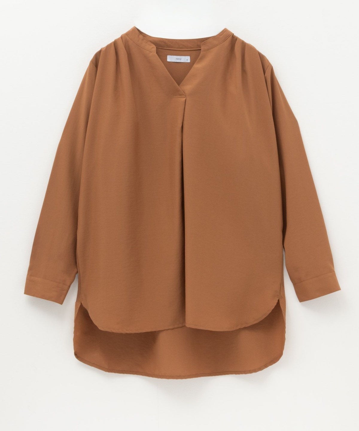 nAvy スキッパー7分袖プルオーバー レディース