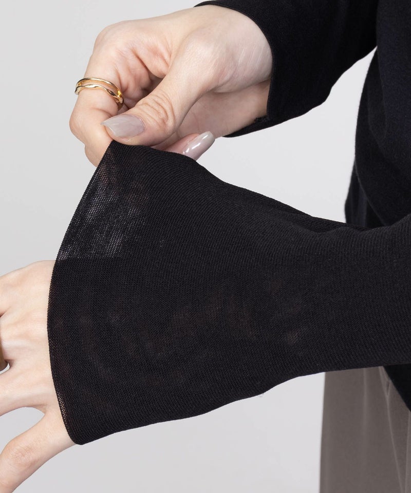 HusHusH  チュール使いハイネックインナー レディース メール便 対応商品商品画像-11