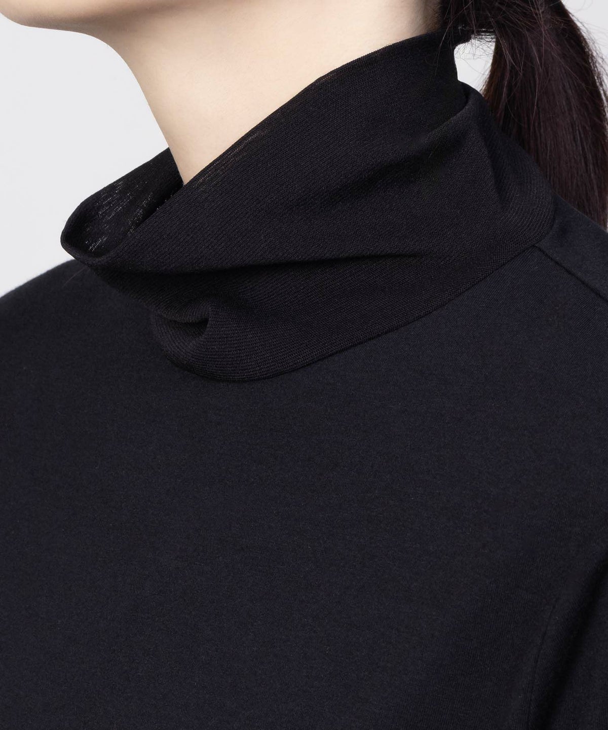 HusHusH チュール使いハイネックインナー レディース ネコポス 対応商品