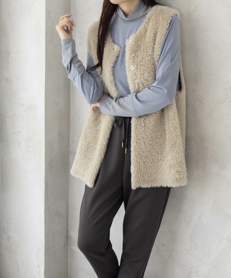 HusHusH チュール使いハイネックインナー レディース メール便 対応商品商品画像-20