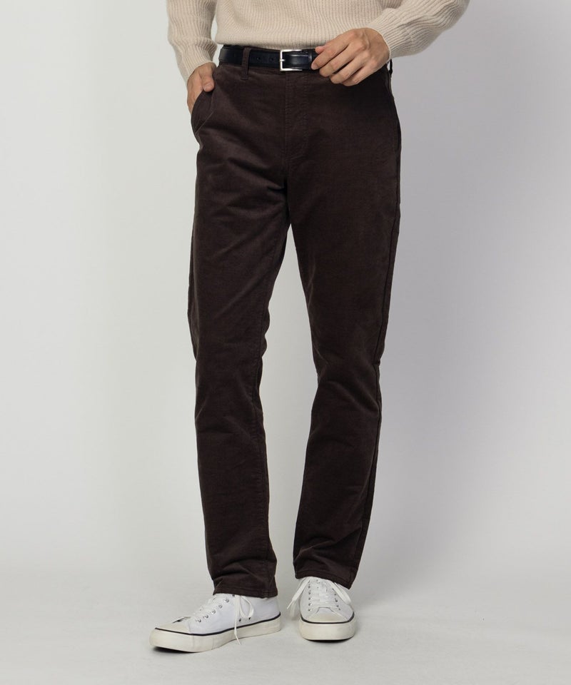 NAVY 温℃ ドビーコール裏起毛パンツ メンズ商品画像-9