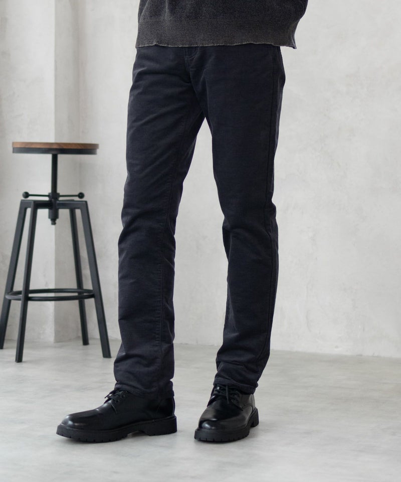 NAVY 温℃ ドビーコール裏起毛パンツ メンズ商品画像-17