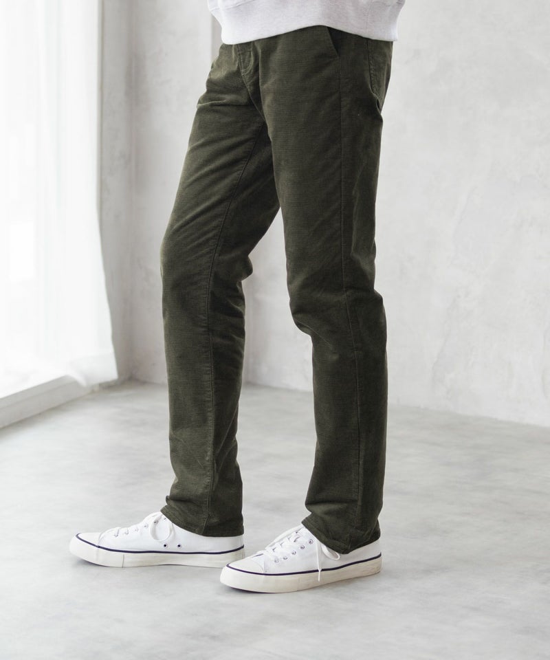 NAVY 温℃ ドビーコール裏起毛パンツ メンズ商品画像-20