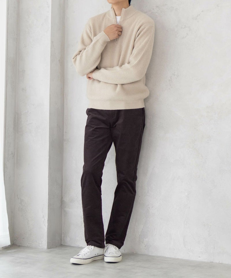 NAVY 温℃ ドビーコール裏起毛パンツ メンズ商品画像-26