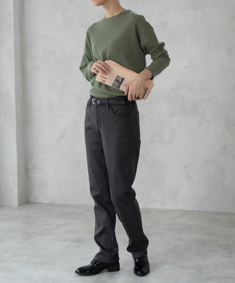 EDWIN インターナショナルベーシック BODY FIRE ゆったりストレート デニムパンツ レディース商品画像-5