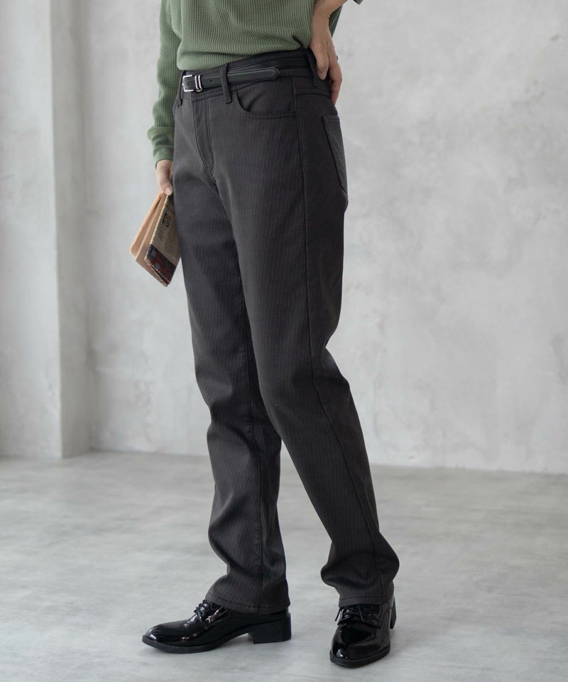 EDWIN  インターナショナルベーシック BODY FIRE ゆったりストレート デニムパンツ レディース商品画像-6