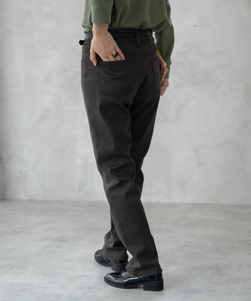 EDWIN  インターナショナルベーシック BODY FIRE ゆったりストレート デニムパンツ レディース商品画像-7