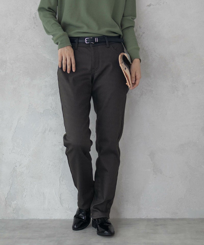 EDWIN  インターナショナルベーシック BODY FIRE ゆったりストレート デニムパンツ レディース商品画像-8