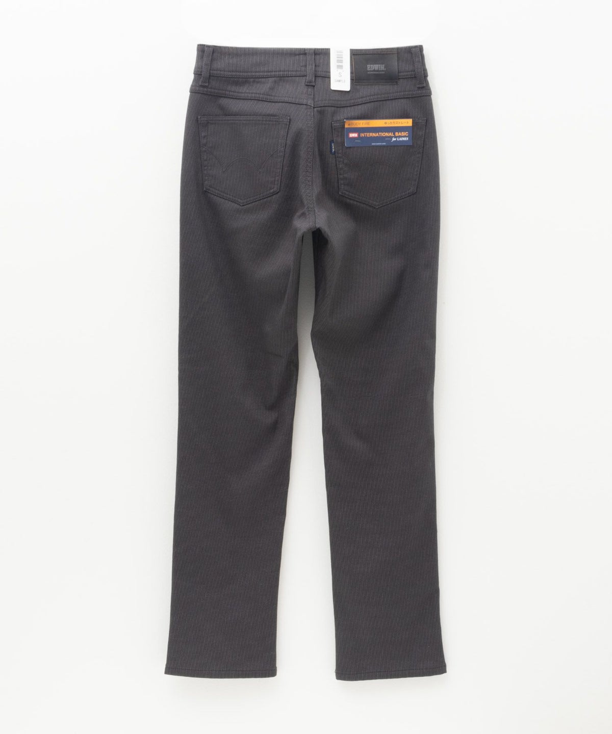 EDWIN インターナショナルベーシック BODY FIRE ゆったりストレート デニムパンツ レディース