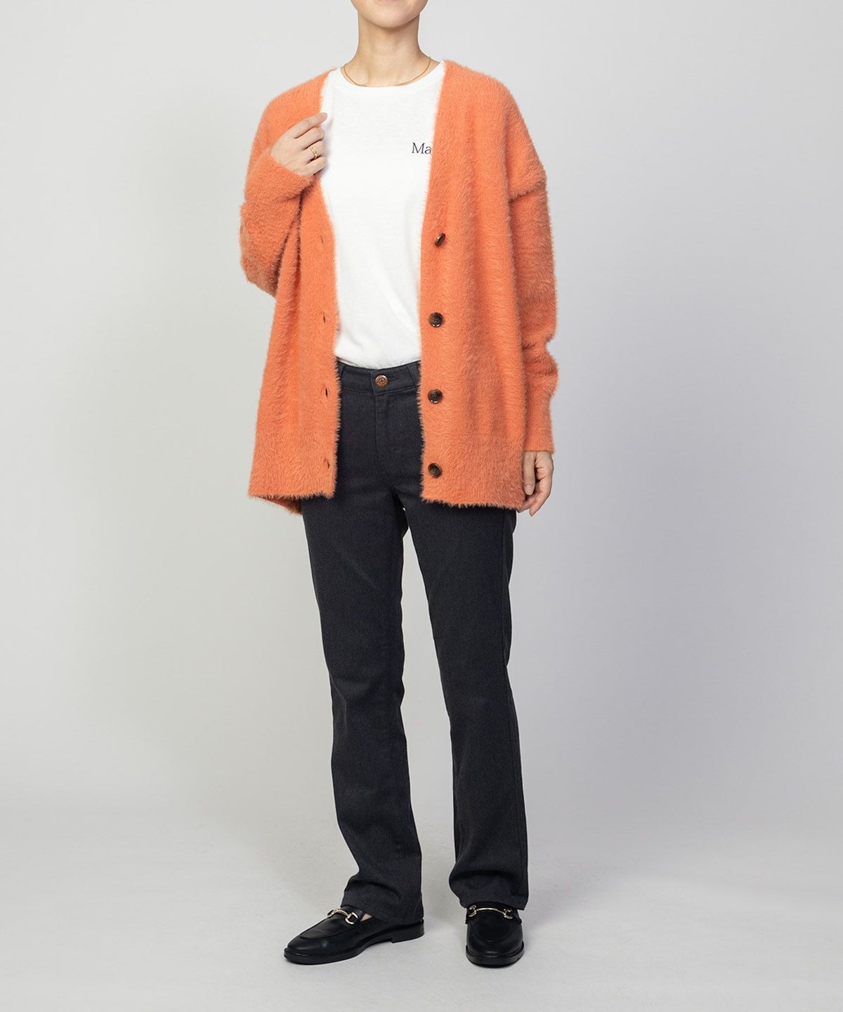 C17 ウィンターストレートデニムパンツ レディース