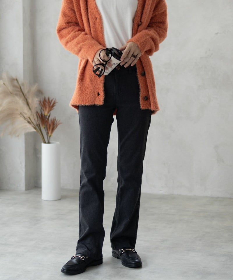 [期間限定価格]C17  ウィンターストレートデニムパンツ レディース商品画像-5