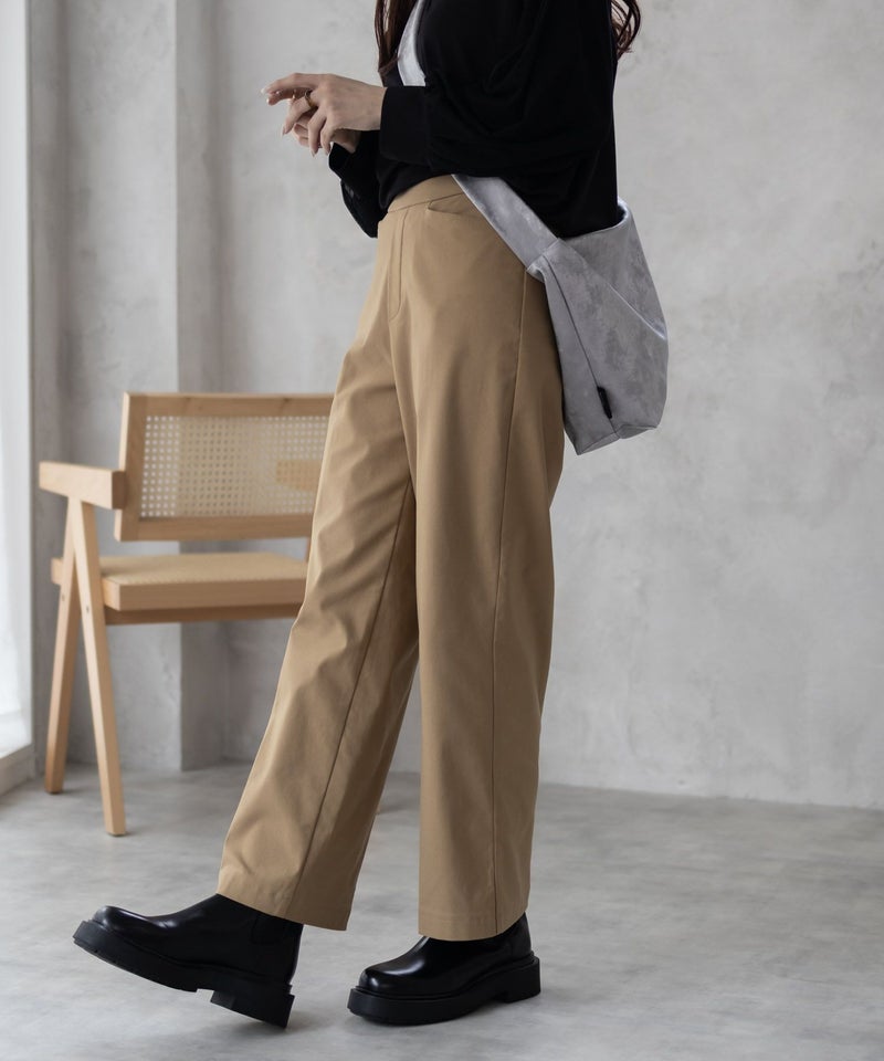 HusHusH  らく美パン 裏起毛ストレートパンツ レディース商品画像-5