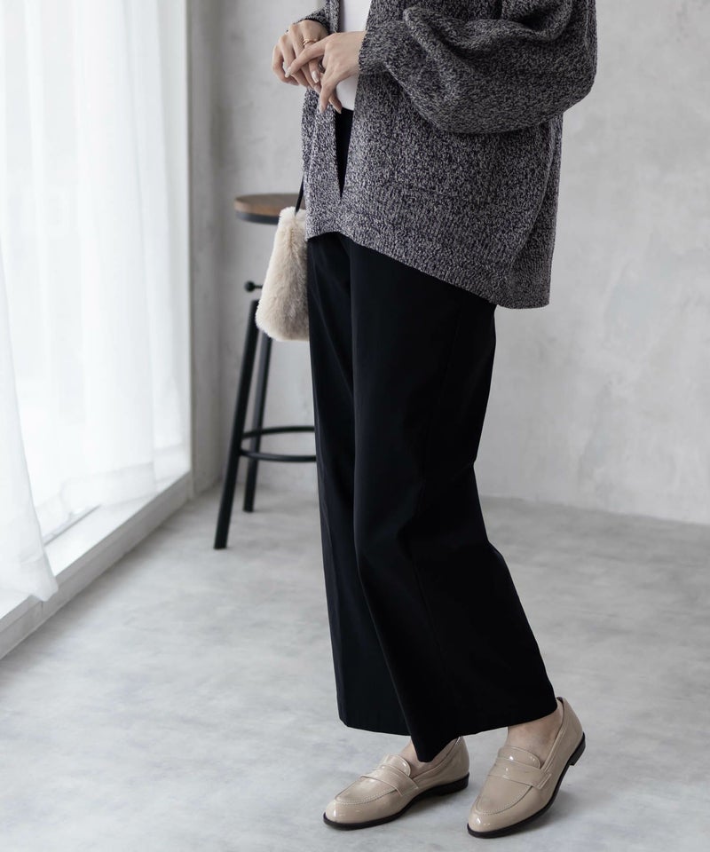 HusHusH らく美パン 裏起毛ストレートパンツ レディース商品画像-9