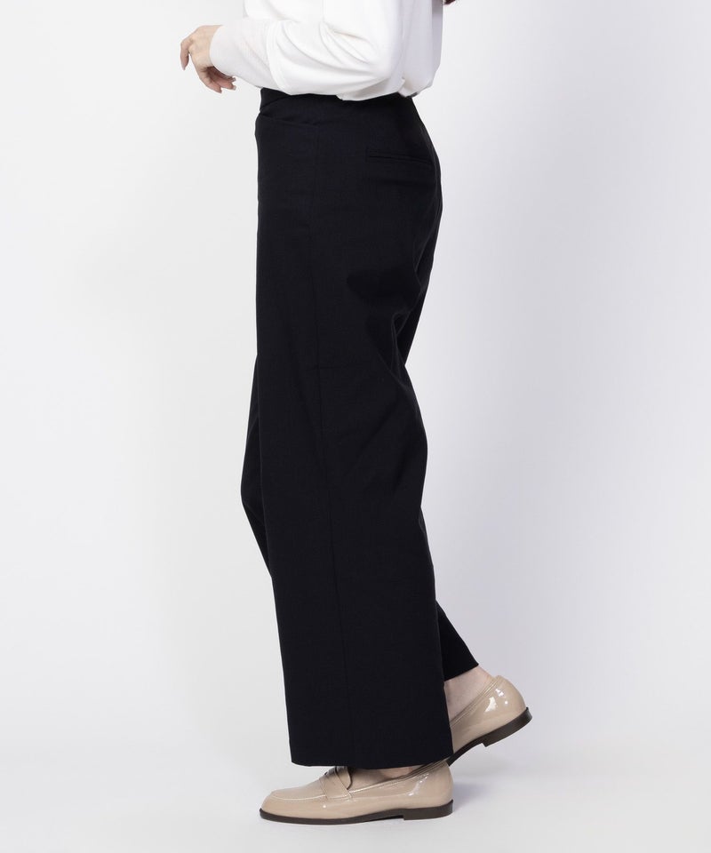 HusHusH らく美パン 裏起毛ストレートパンツ レディース商品画像-11