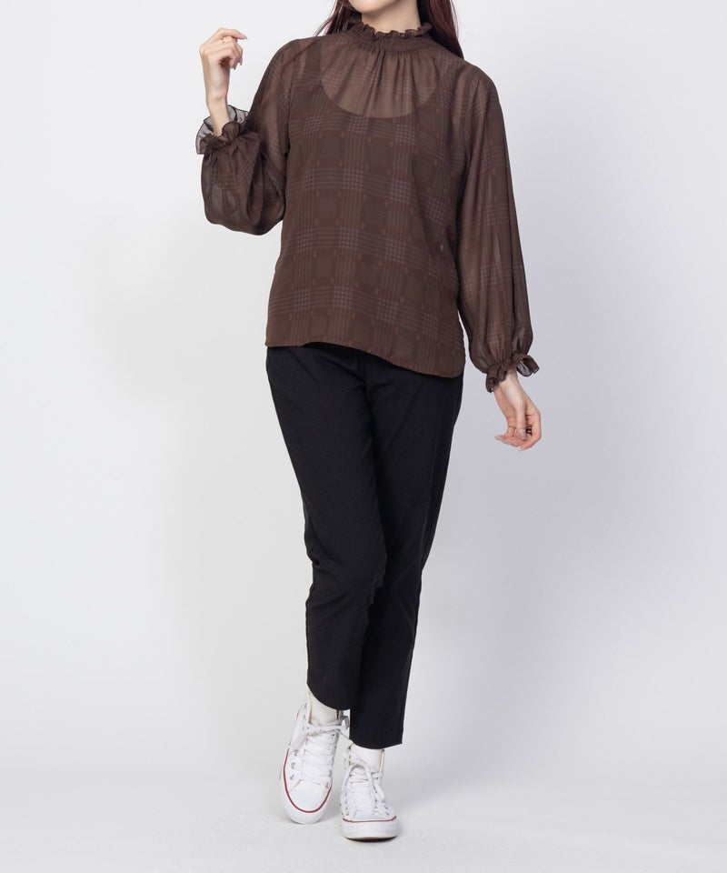 HusHusH らく美パン 裏起毛テーパードパンツ レディース商品画像-14