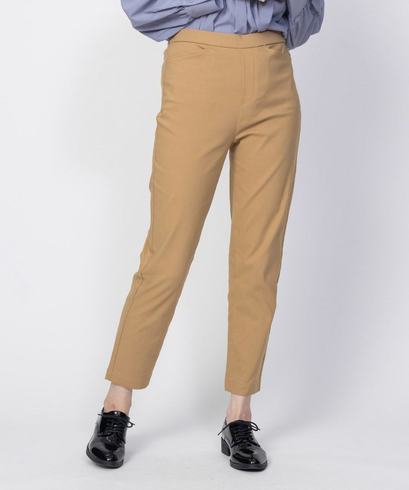 HusHusH らく美パン 裏起毛テーパードパンツ レディース商品画像-17