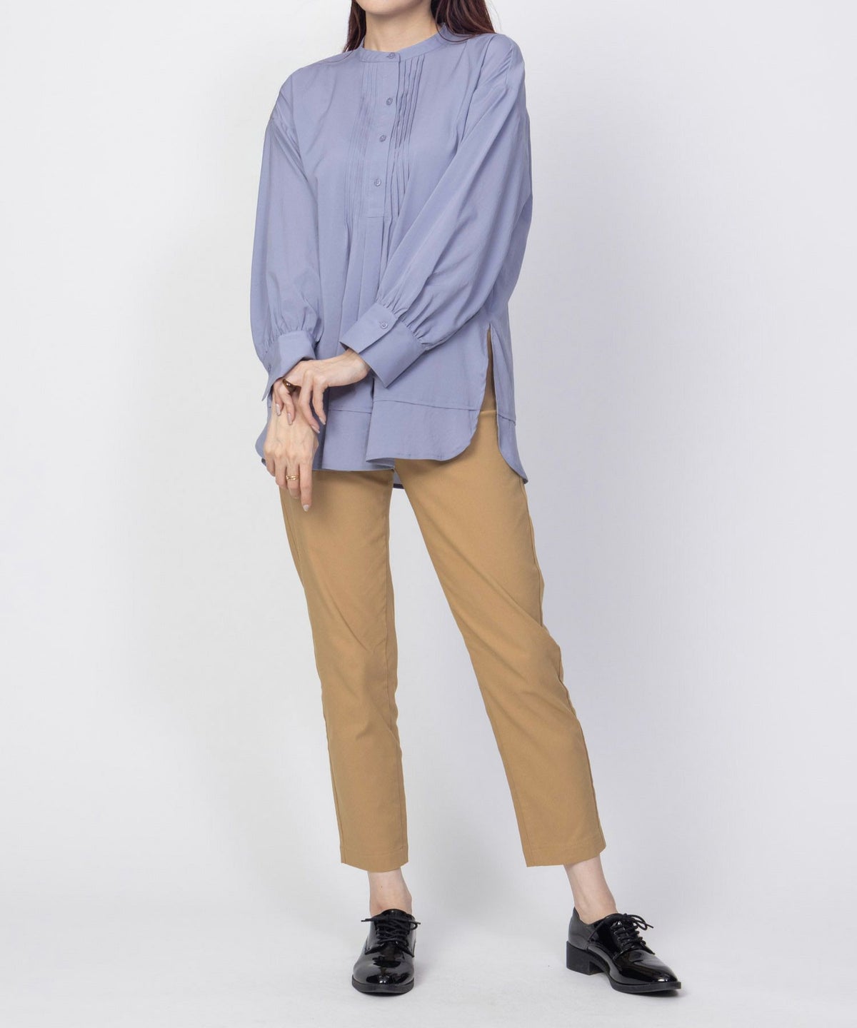 HusHusH らく美パン 裏起毛テーパードパンツ レディース