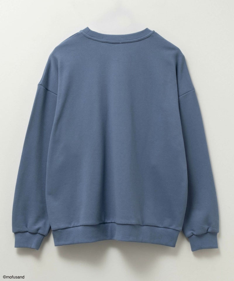 mofusand サメにゃんプリントトレーナー レディース商品画像-14