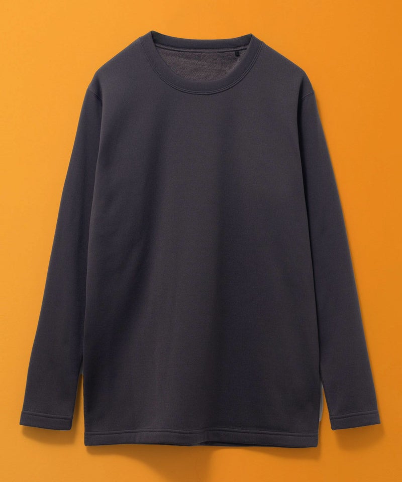 NAVY 温℃ 裏シャギークルーネック長袖インナー メンズ メール便 対応商品商品画像-3