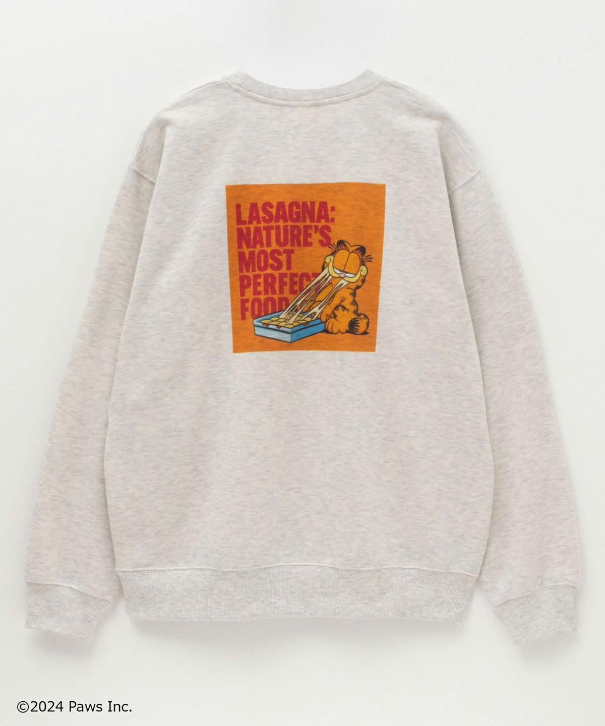 ガーフィールド スウェットクルーネック メンズ