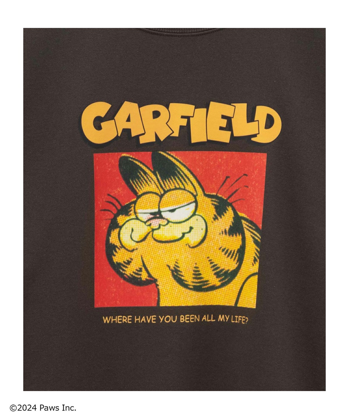 ガーフィールド スウェットクルーネック メンズ