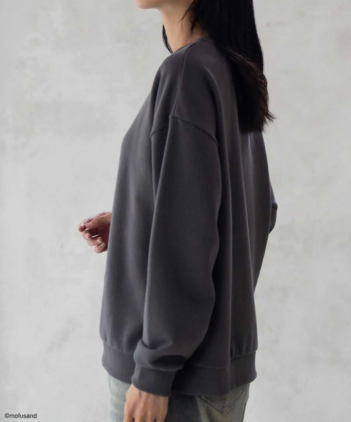 mofusand フォックスプリントトレーナー レディース