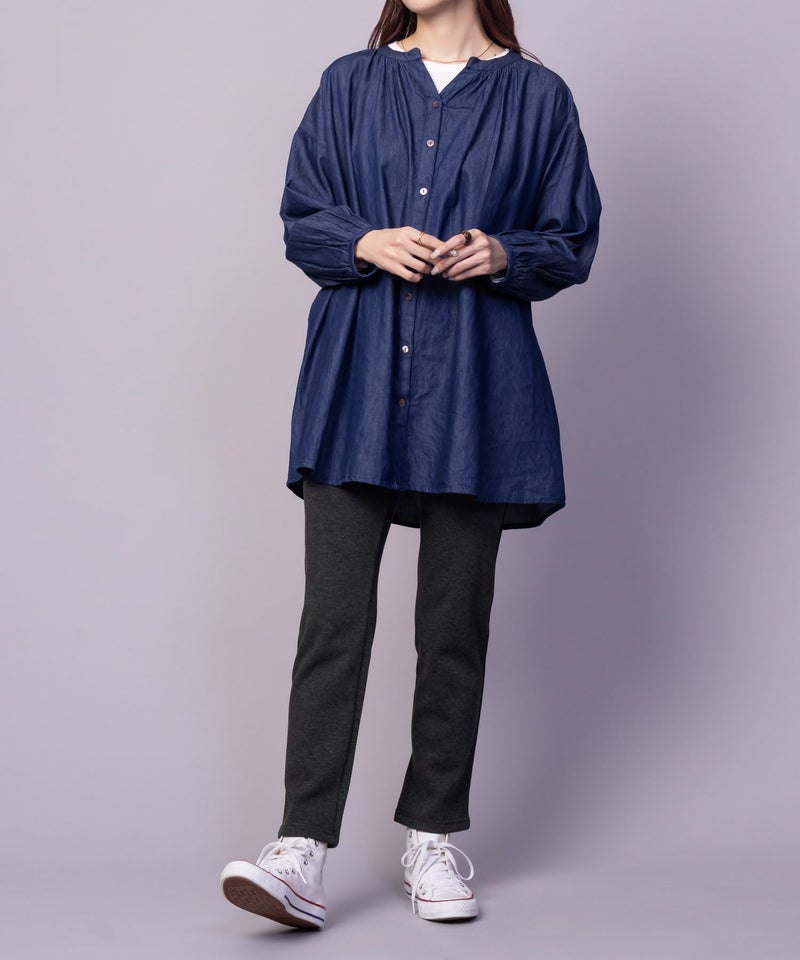 nAvy 温℃ 裏シャギースリムストレートパンツ レディース商品画像-8