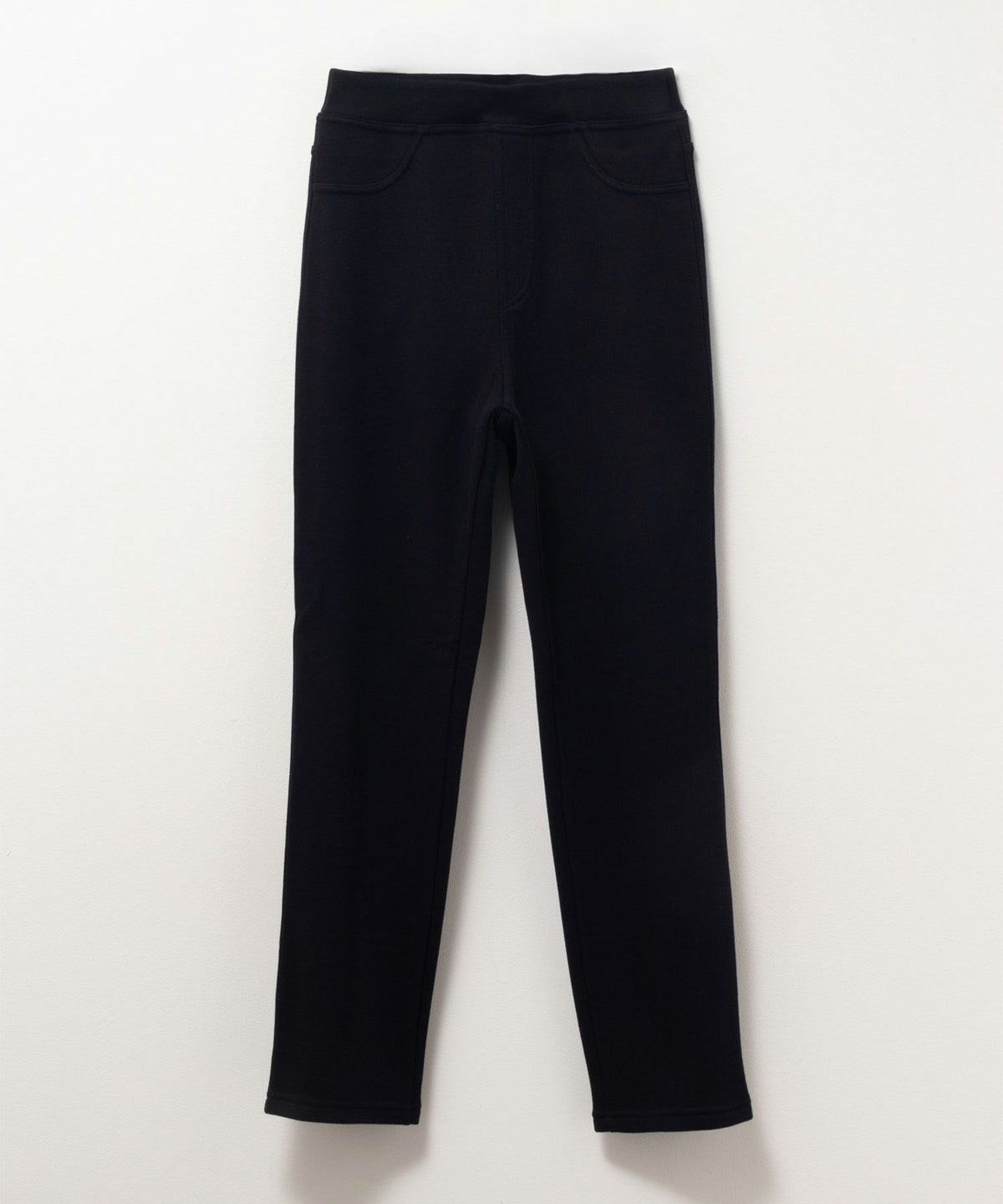 nAvy 温℃裏シャギースリムストレートパンツ レディース