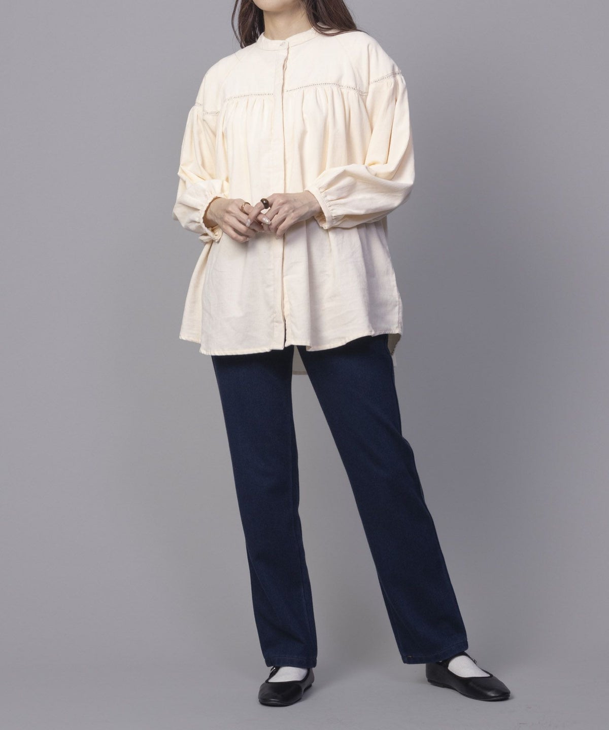 nAvy 温℃裏起毛ストレートパンツ レディース