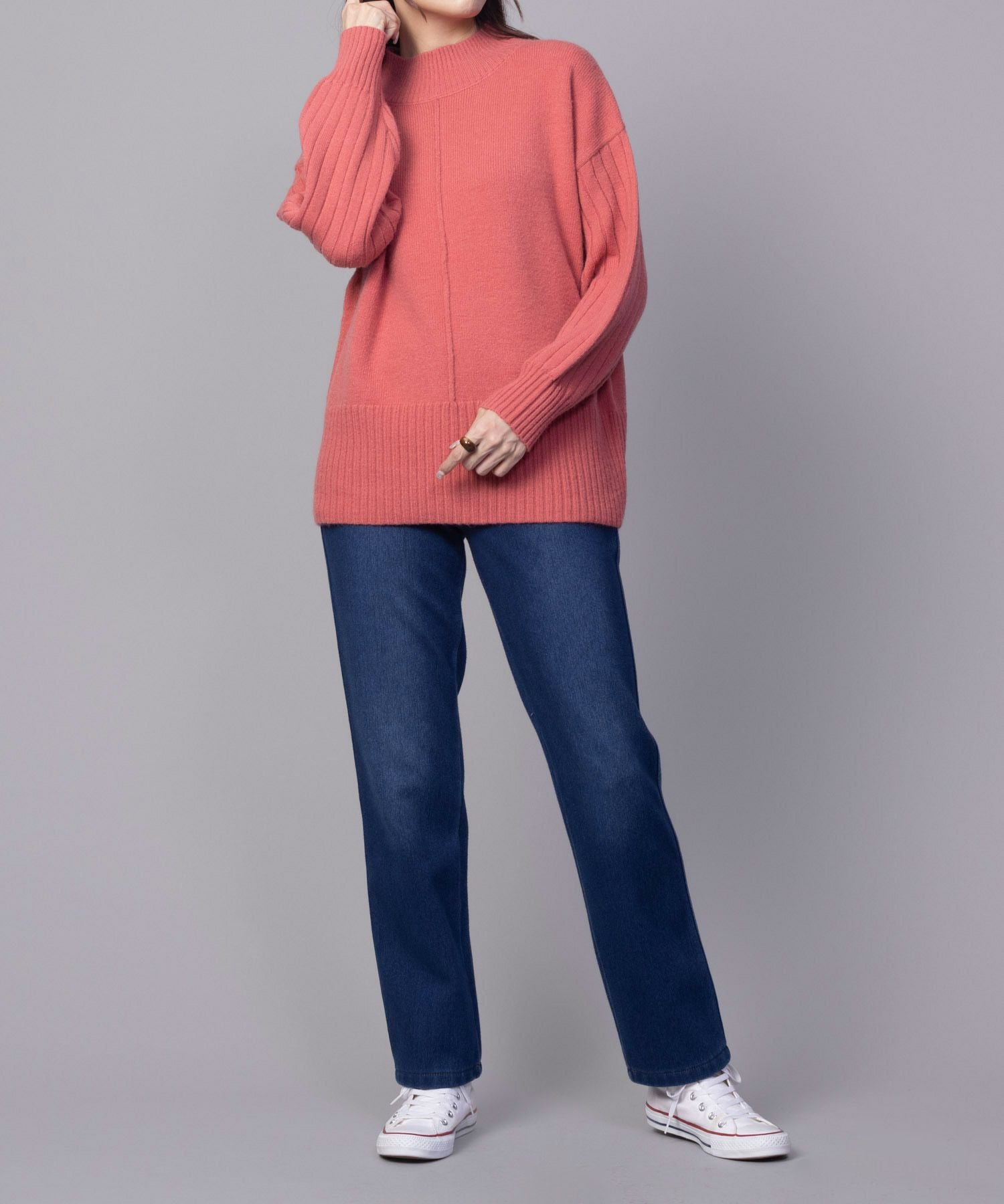 nAvy 温℃裏起毛ストレートパンツ レディース