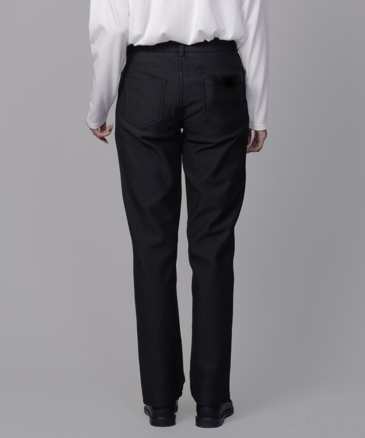 nAvy 温℃裏起毛ストレートパンツ レディース