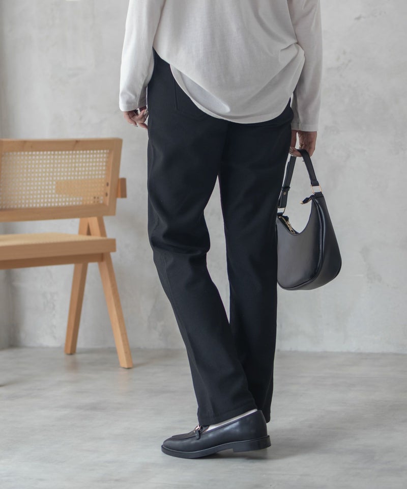 nAvy 温℃ 裏起毛ストレートパンツ レディース商品画像-16