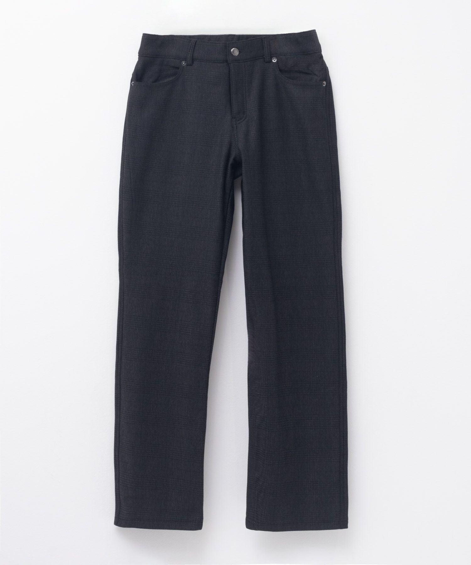 保温　ネイビー ストレートパンツ レディース nAvy 温℃裏起毛ストレートパンツ レディース
